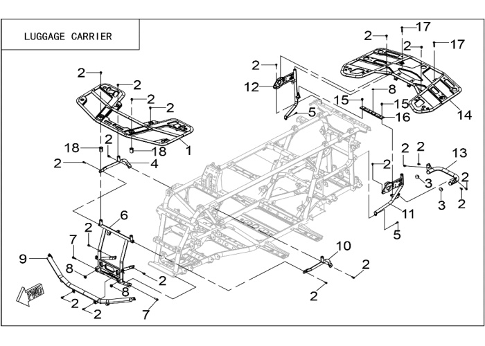 Платформы багажные